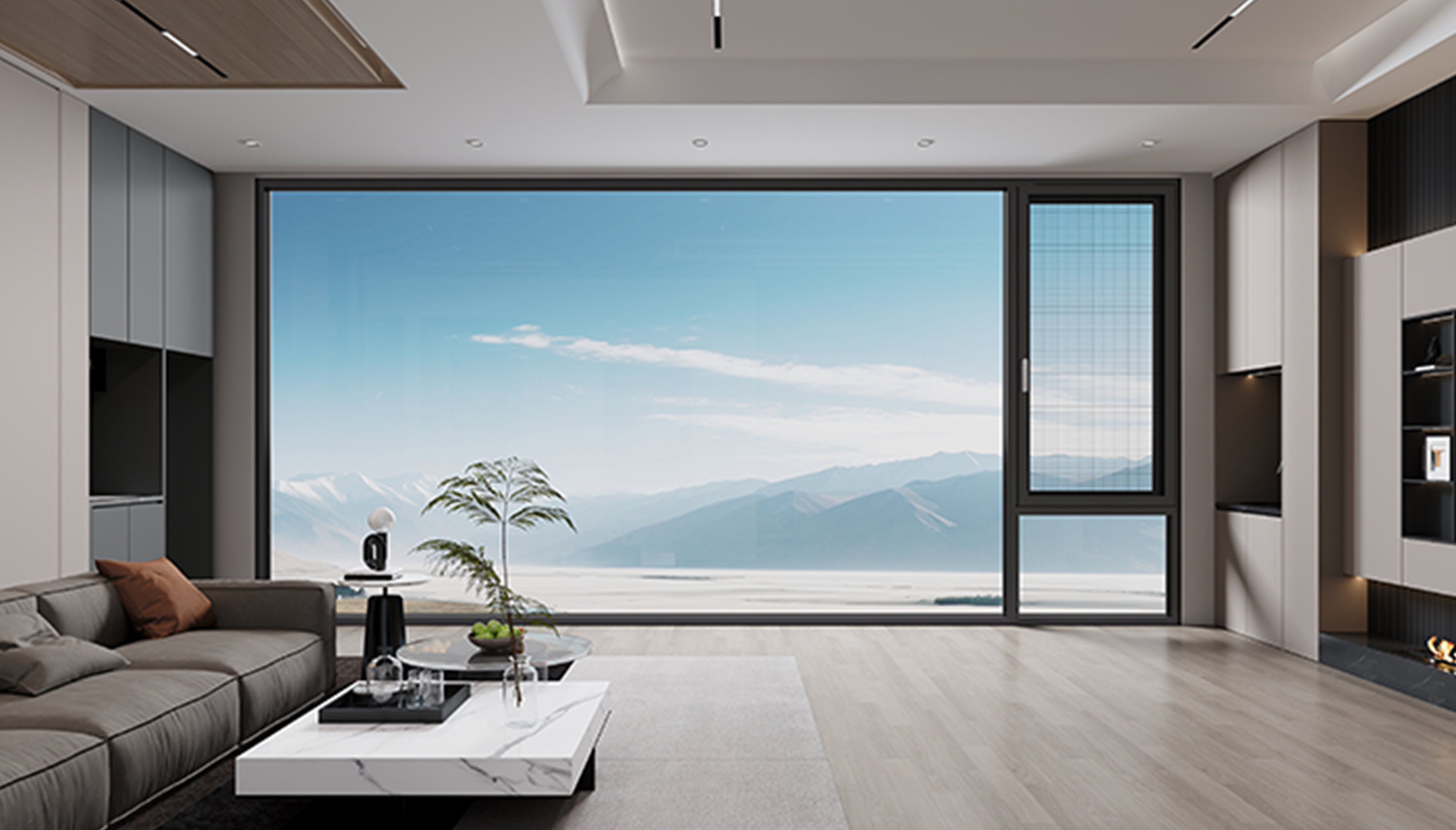 左岸時光Max窗紗一體平開窗